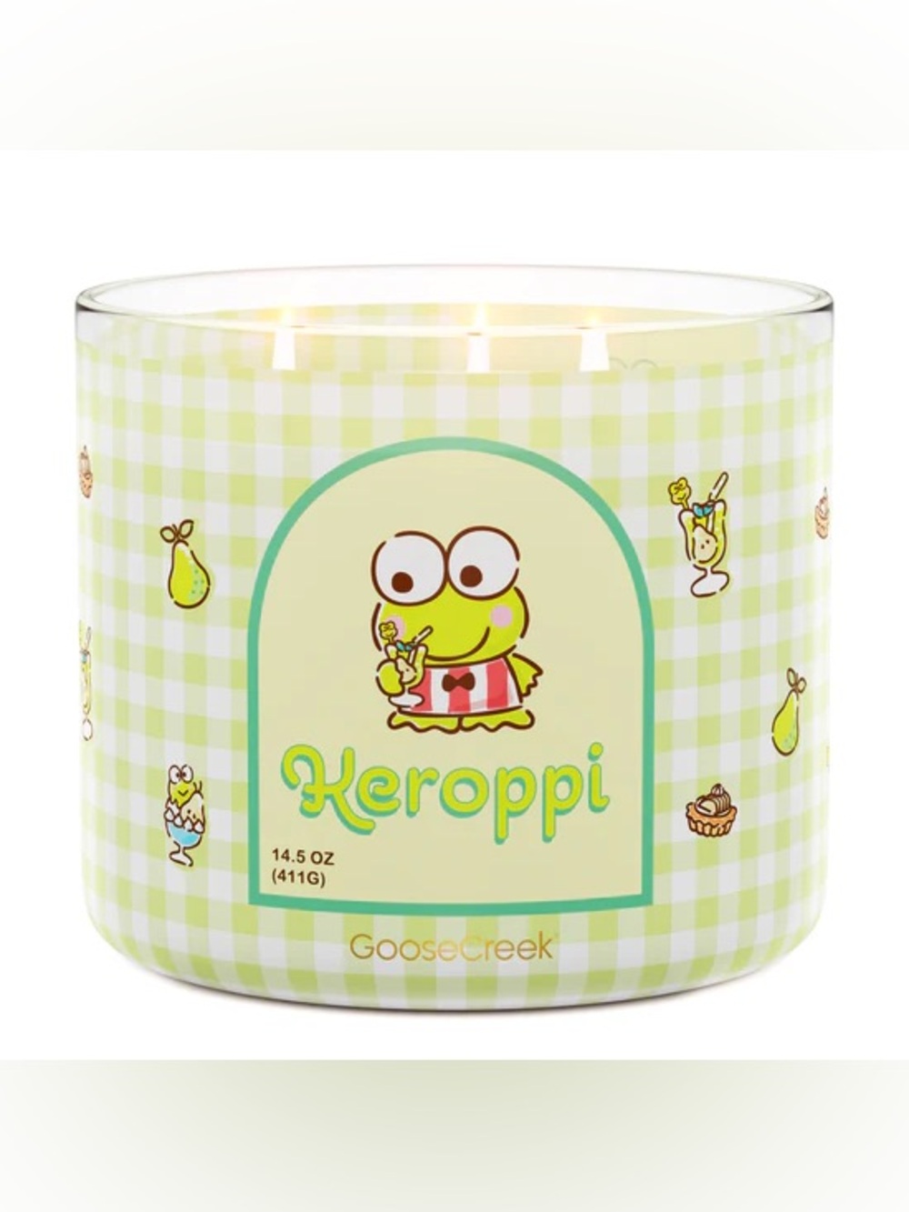 GooseCreek x Hello Kitty And Friends Keroppi Hello Kitty 3-Wick Candle